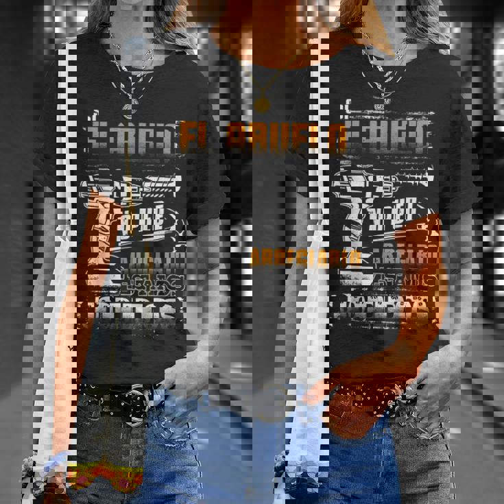 Si El Abuelo No Puede Arreglarlo Regalos Para Un Abuelo Camiseta unisex Regalos para ella
