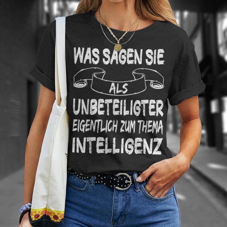 Was Sie Als Unbetigter Zum Thema Intelligence T-Shirt Geschenke für Sie