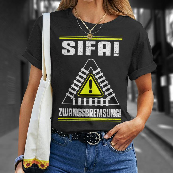 Sifa Zwangsbremsung Engine Driver T-Shirt Geschenke für Sie
