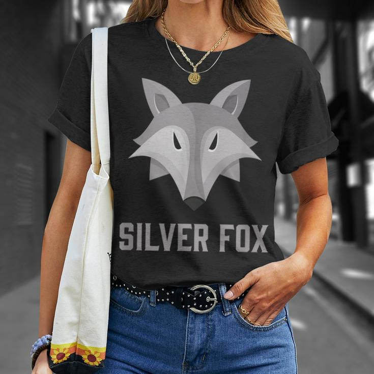 Silberfuchs Grafik T-Shirt Unisex, Elegantes Design mit Fuchs-Motiv Geschenke für Sie