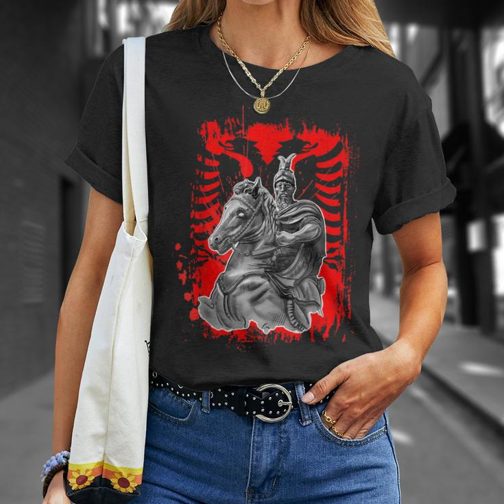 Skanderbeg National Hero Albania Kosovo For Proud Albanians T-Shirt Geschenke für Sie