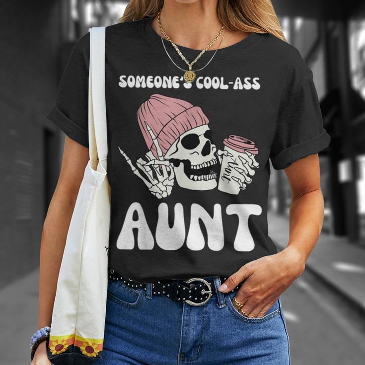 Skull Someone's Cool Ass Aunts T-Shirt Gifts for Her