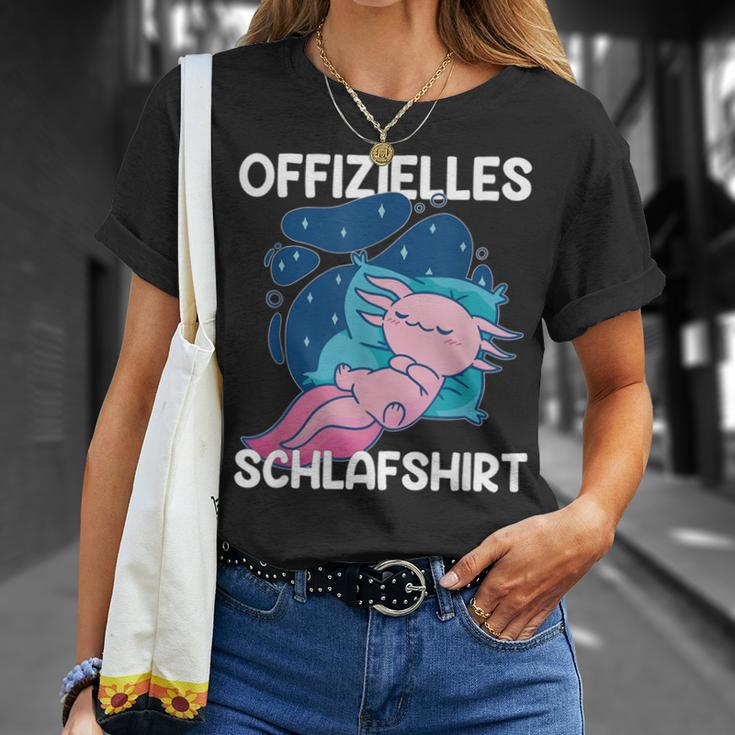 Sleep Axolotl Pyjamas Axolotls T-Shirt Geschenke für Sie