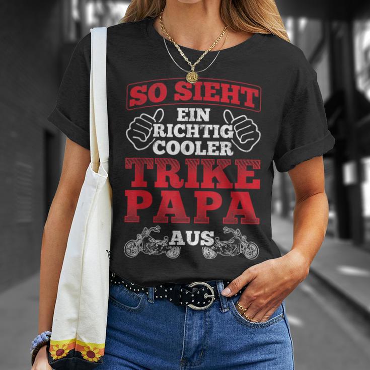 So Sieht Cooler Trike Papa Ausater Trike T-Shirt Geschenke für Sie