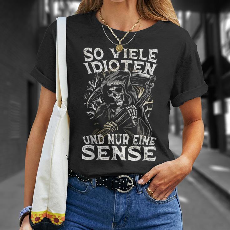 Soiele Idioten Und Nur Eine Sense Ironie T-Shirt Geschenke für Sie