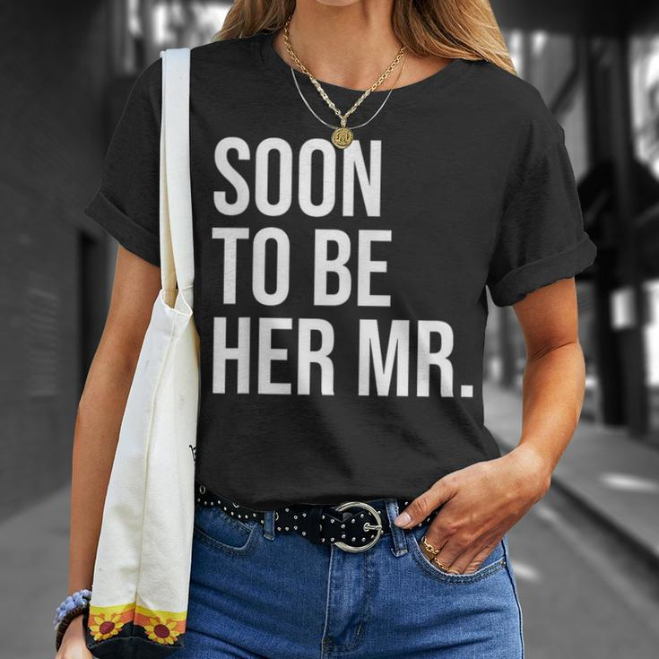 Soon To Be Her Mr Future Husband From Bride T-Shirt Gifts for Her