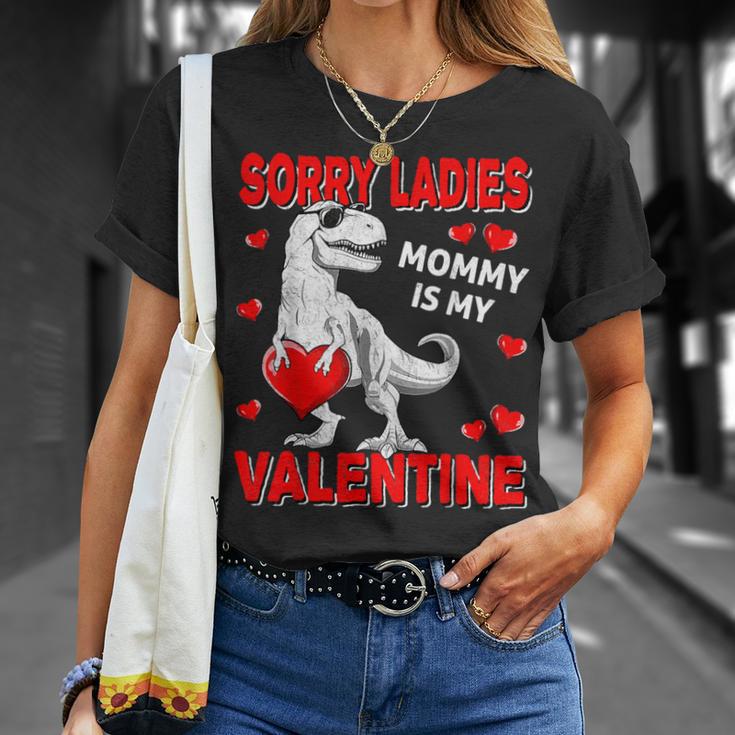 Sorry Ladies Mommy Is My Valentine Day For Boys T-Shirt Gifts for Her