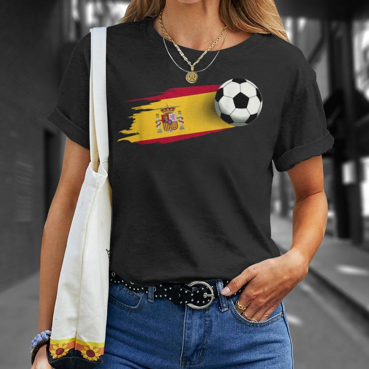 Spain Flag Jersey Spanish Soccer Team Spanish T-Shirt Gifts for Her