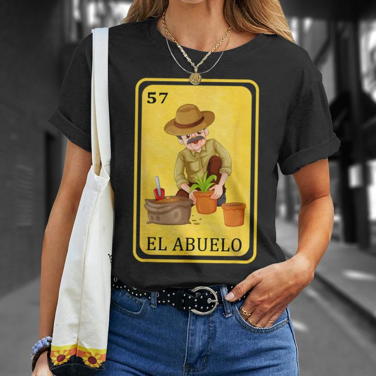 Spanish-Mexican Bingo El Abuelo T-Shirt Gifts for Her