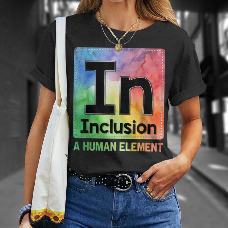 Special Ed Teacher In Inclusion A Human Element Sped Teacher T-Shirt Gifts for Her