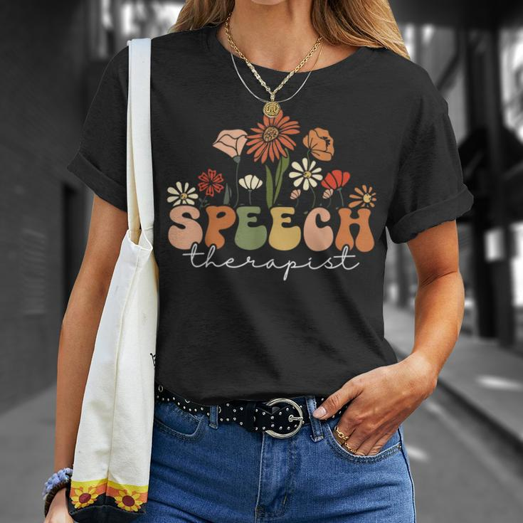 Speech Therapy Speech Language Pathologist Therapist Slp T-Shirt Gifts for Her