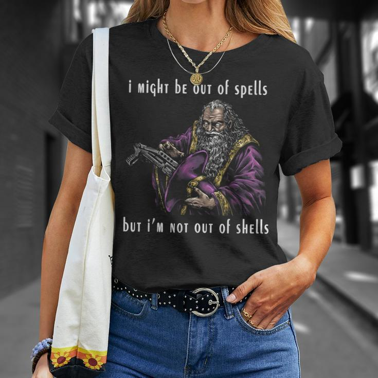 I Might Be Out Of Spells But I'm Not Out Of Shells Up T-Shirt Gifts for Her