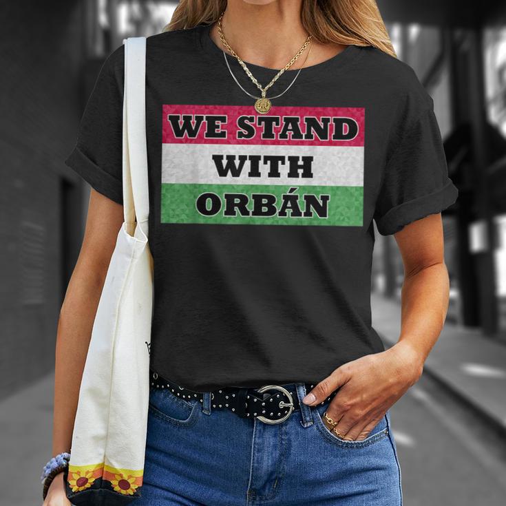 We Stand With Orbán Ungarn T-Shirt Geschenke für Sie