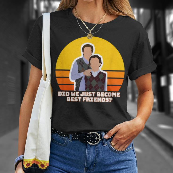 Step Brothers Movie Did We Just Become Best Friends T-Shirt Gifts for Her