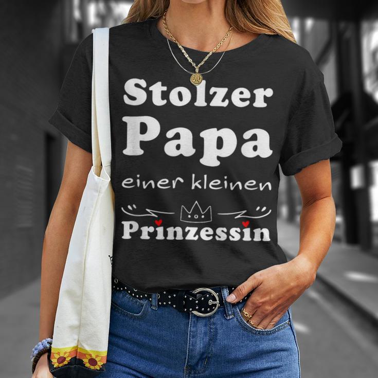 Stolzer Papa Einer Kleine Prinzessin Father's Day T-Shirt Geschenke für Sie