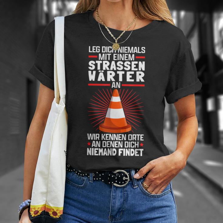 Street Keeper Anlegen Chausseeeekter Schwarzes S-T-Shirt Geschenke für Sie