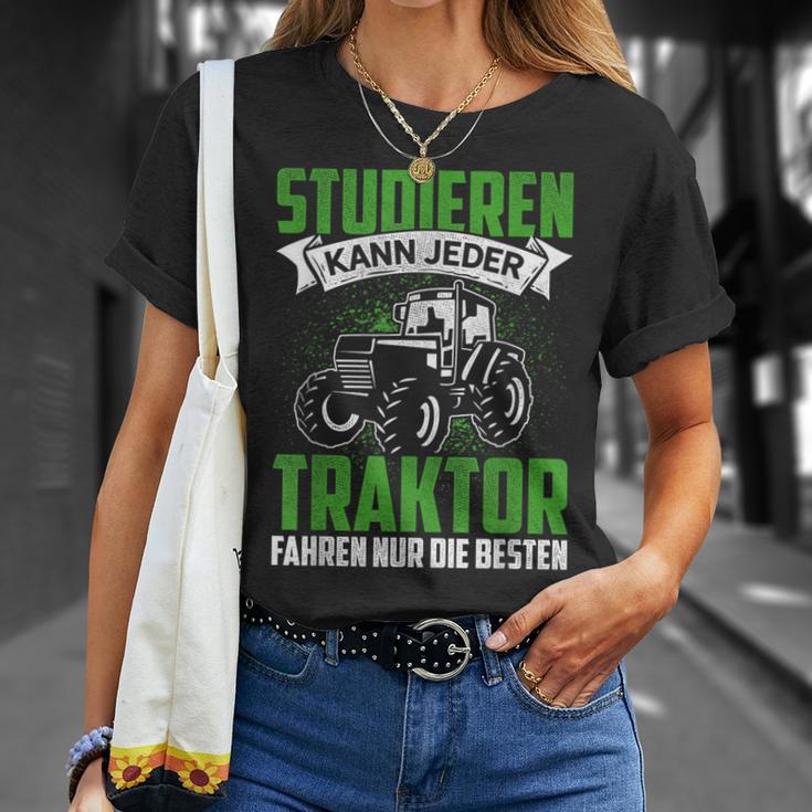 Studier Kann Jeder Traktor Fahren Nur Die Beste Farmer T-Shirt Geschenke für Sie