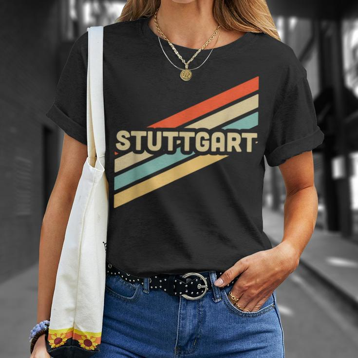 Stuttgart Vintage Retro S T-Shirt Geschenke für Sie