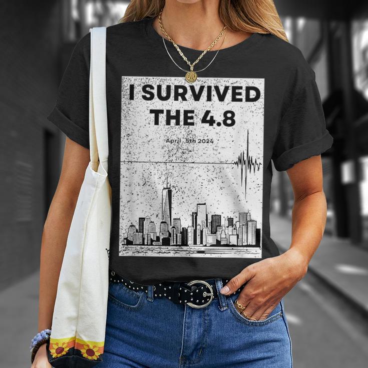 I Survived The 48 Nyc Earthquake April 5Th 2024 TShirt Seseable CA