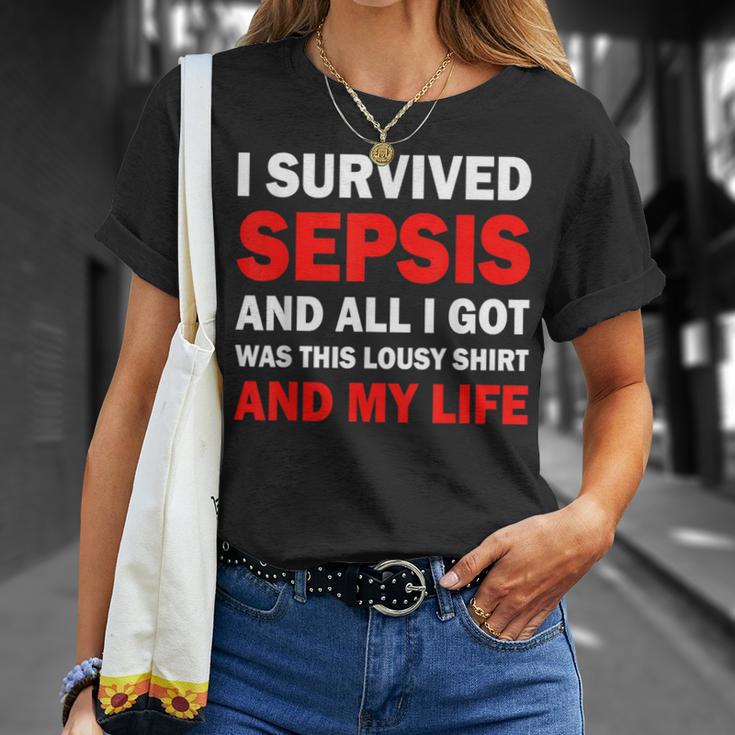 I Survived Sepsis And All I Got Was This Lousy T-Shirt Gifts for Her