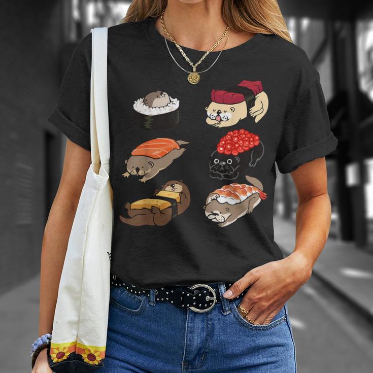 Sushi Otter T-Shirt Geschenke für Sie