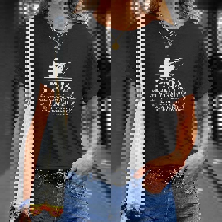 T-shirt Passion Chasse Papa le Chasseur, Idée pour Fans de Chasse Cadeaux pour elle