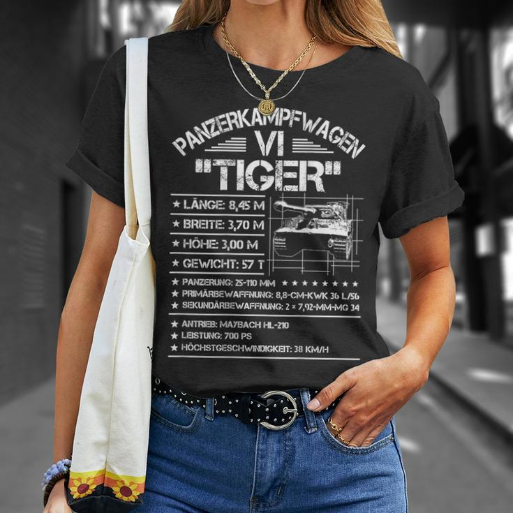 Tank Driver Tank Carrier Vi Tiger Tank Black S T-Shirt Geschenke für Sie