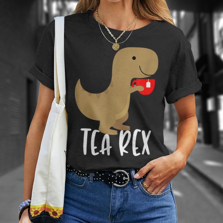 Tea Rex Cute Tyrannosaurus Dino T-Shirt Geschenke für Sie