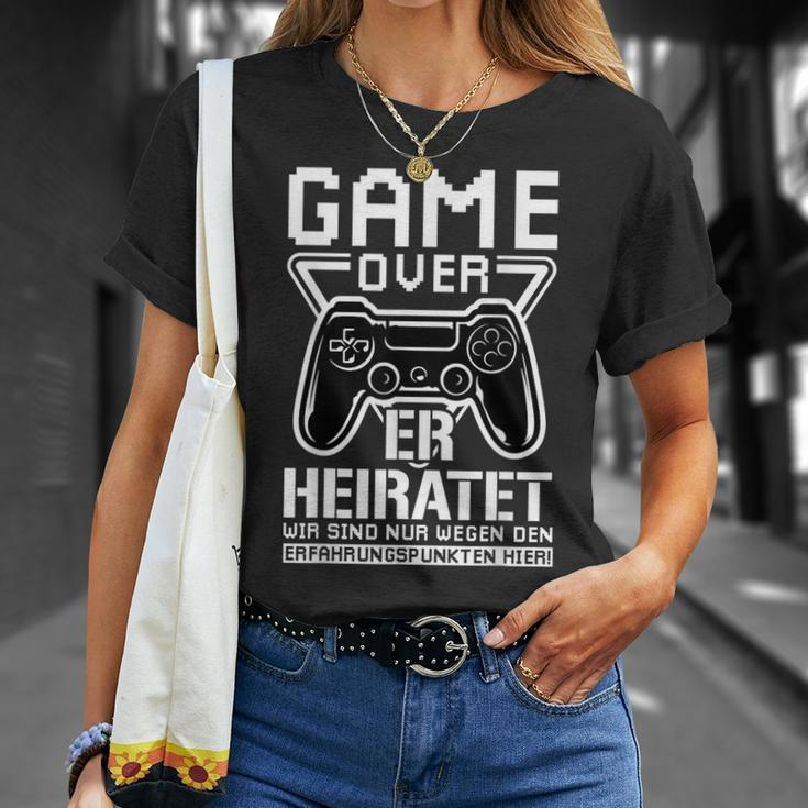 Team Bräutigam Jga Männer Junggesellenabschied Gamer T-Shirt Geschenke für Sie