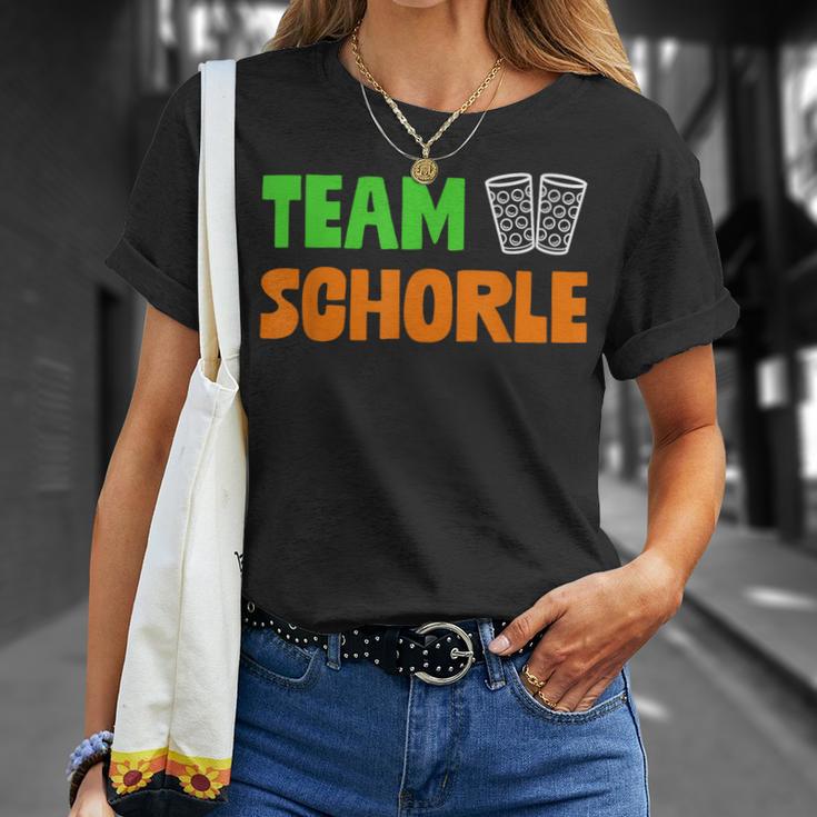 Team Schorle Dubbegläser T-Shirt Geschenke für Sie