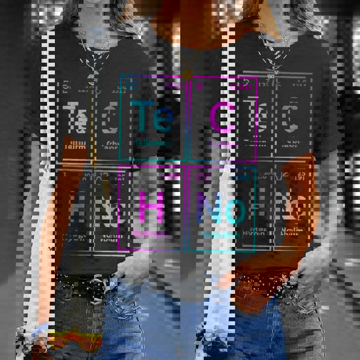 Techno Sintetizador Químico Rave Music Edm Music Festival Camiseta unisex Regalos para ella