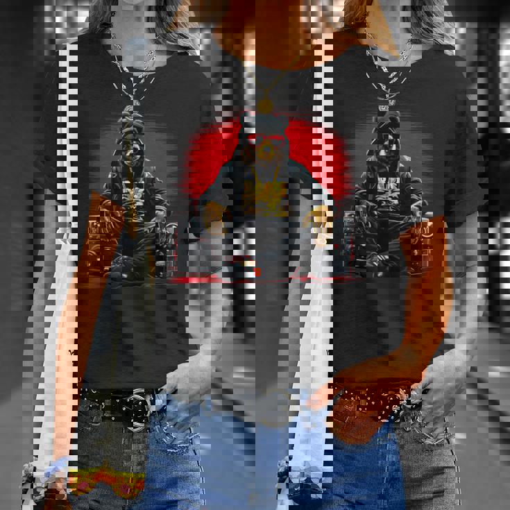 Teddy Fashion Hip Hop Bear Music Trap Rap T-Shirt | Mazezy