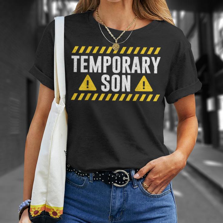 Temporary Son Father's Day Dad Matching Father Daughter T-Shirt Gifts for Her