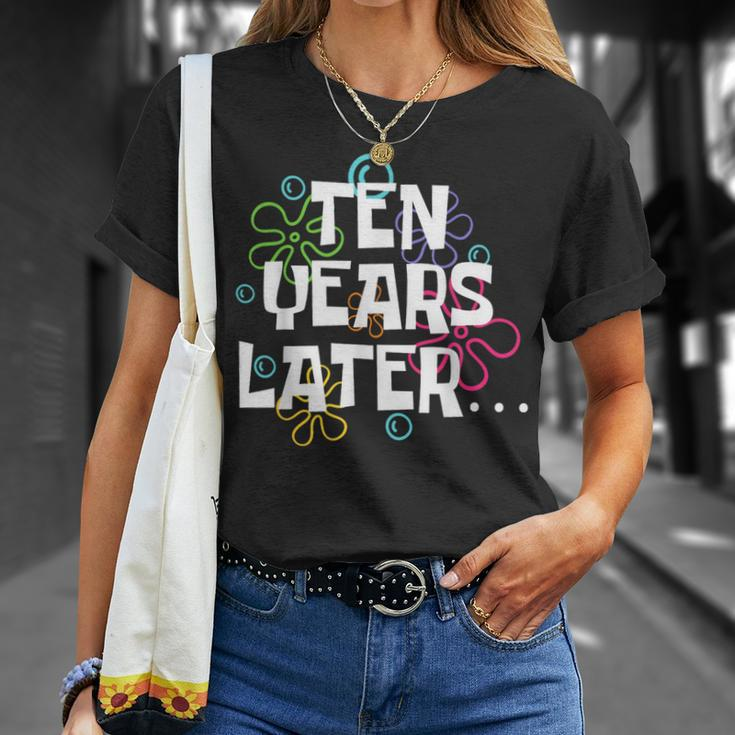 Ten Years Later Meme 10 Year Old 10Th Birthday Party T-Shirt Gifts for Her