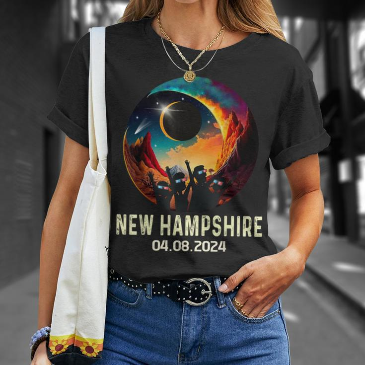 Total Solar Eclipse 2024 Totality New Hampshire T-Shirt Gifts for Her