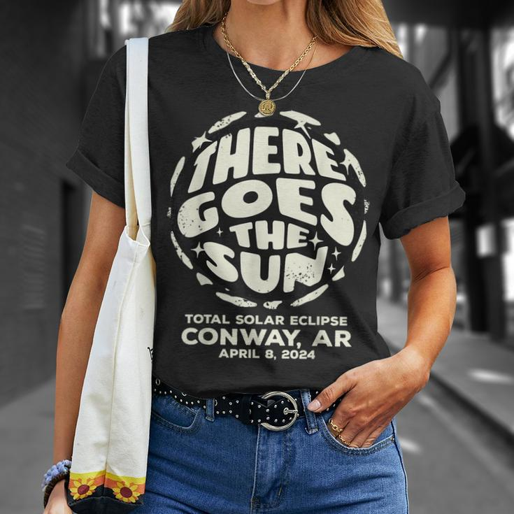Total Solar Eclipse Conway Arkansas April 8 2024 Ar 4 08 24 T-Shirt Gifts for Her
