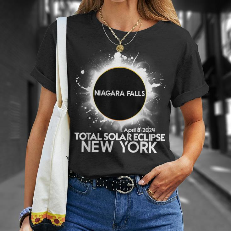 Total Solar Eclipse Niagara Falls New York 2024 Totality T-Shirt Gifts for Her
