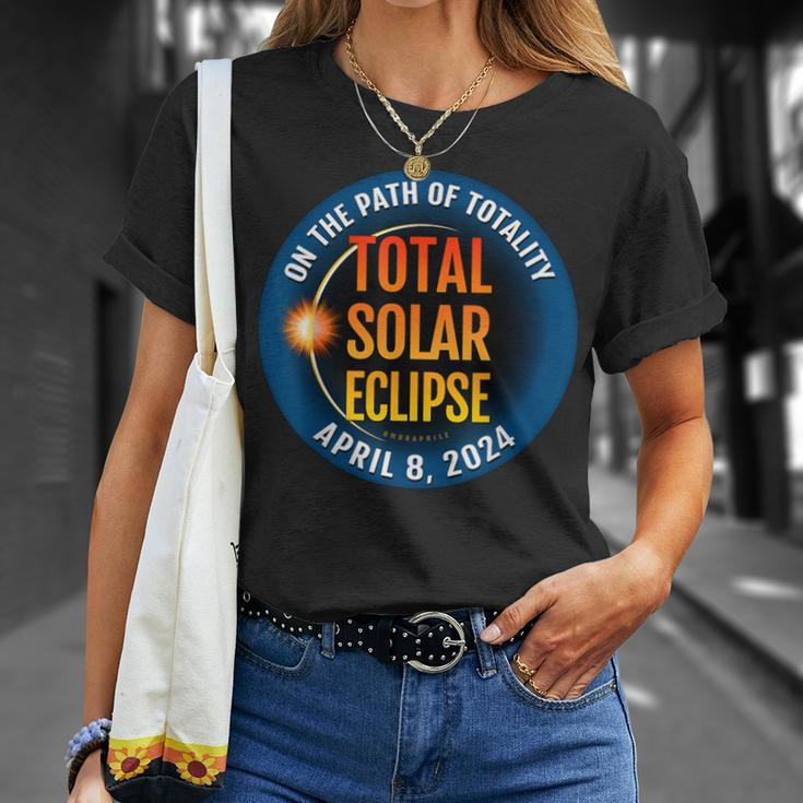 Total Solar Eclipse Totality April 8 2024 12 T-Shirt Gifts for Her