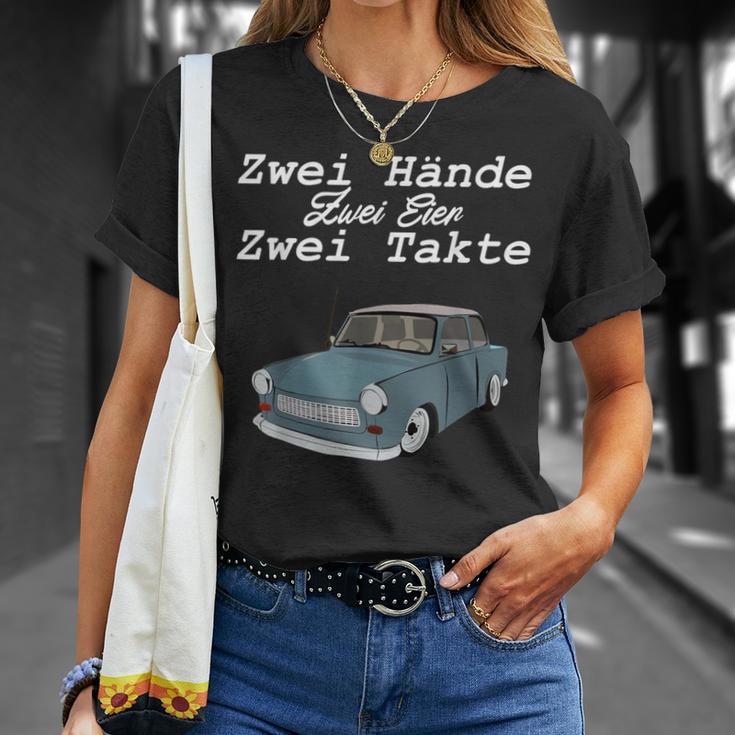 Trabi 601 Two Hands Two Strokes T-Shirt Geschenke für Sie