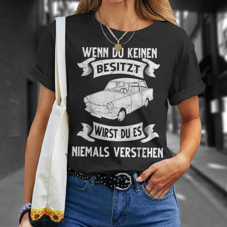 Trabi Pappenfahrer Deluxe Gdr Wenn Du Keine Keine Own T-Shirt Geschenke für Sie