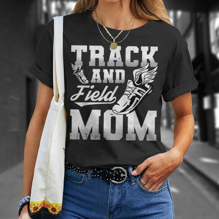 Track And Field Mom Sports Athlete T-Shirt Gifts for Her