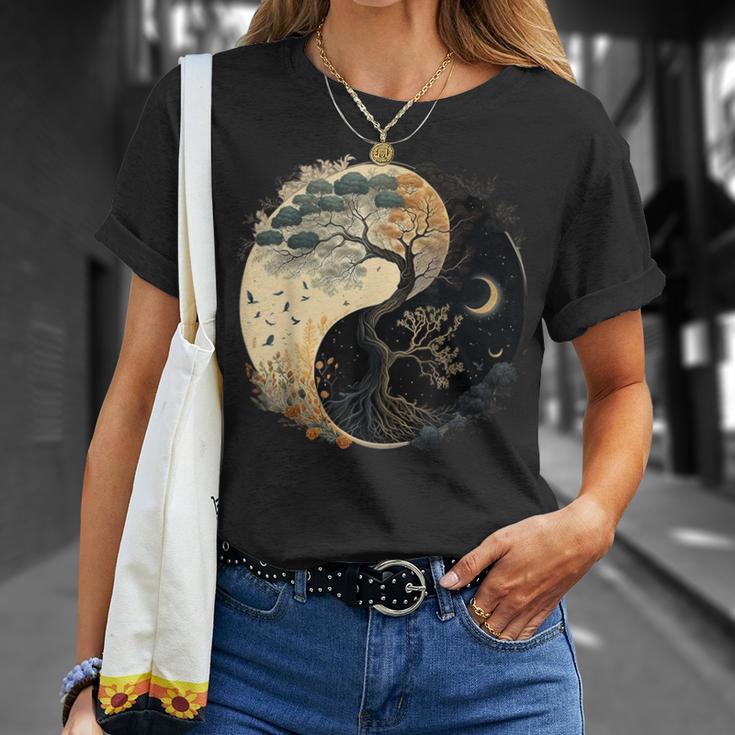 Tree Of Life Yin Yang T-Shirt Gifts for Her