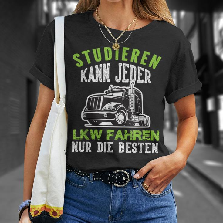 Trucker Studier Kann Jeder Trucker Fahren Nur Die Besten Truck T-Shirt Geschenke für Sie