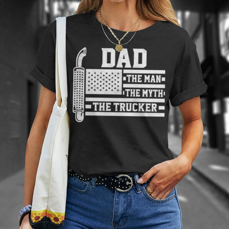 Trucker Truck Transportation Polo T-Shirt Gifts for Her