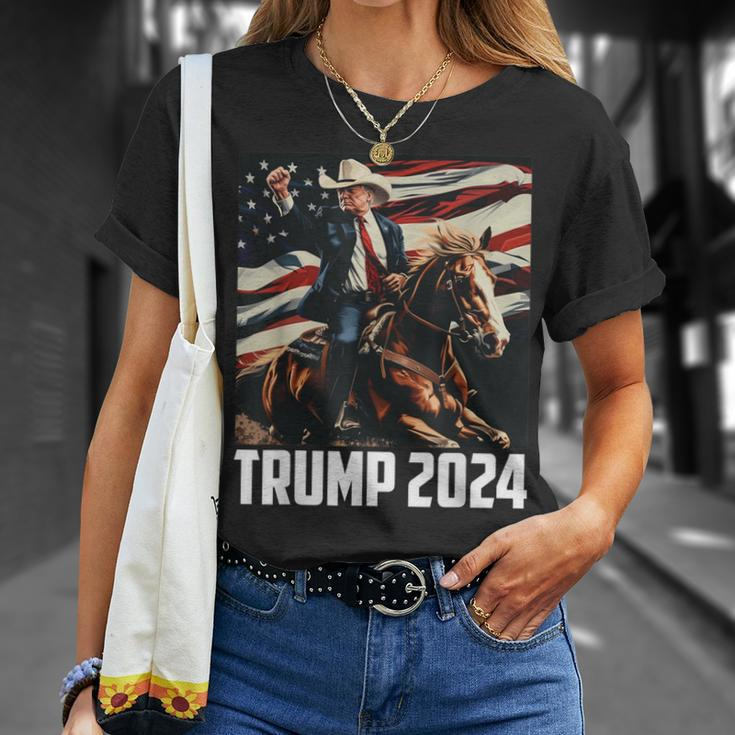 Trump 2024 4Th Of July Patriotic America Independence Day T-Shirt Gifts for Her