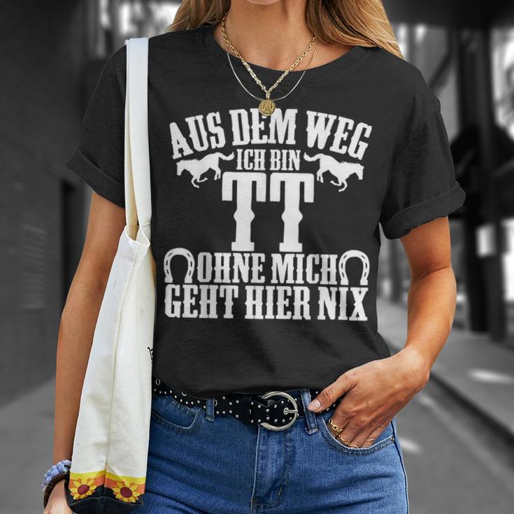 Tt Turnier Trottel Reitsport Pferd Spruch Pferdesprüche T-Shirt Geschenke für Sie