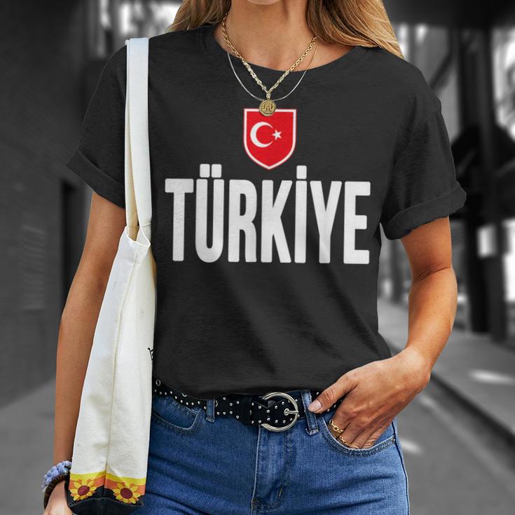 Turkey Turkish Flag Love Heart Souvenir Travel Tour T-Shirt Gifts for Her