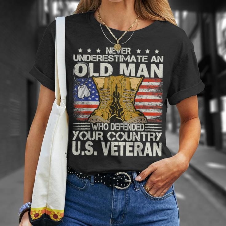 Us Veteran Veterans Day Us Patriot T-Shirt Gifts for Her