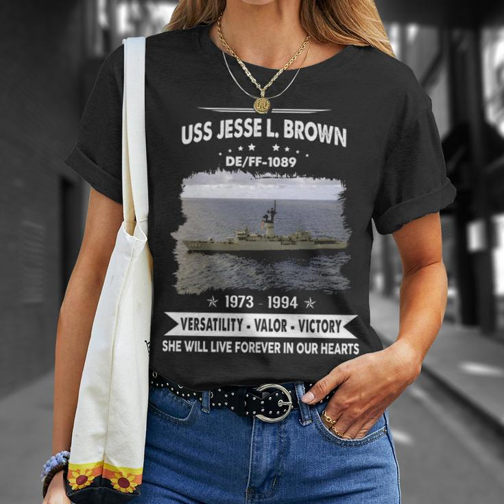 Uss Jesse L Brown Ff T-Shirt Gifts for Her