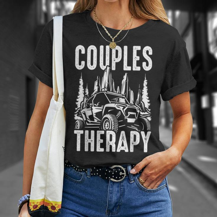 Utv Side By Side Couples Therapy T-Shirt Gifts for Her